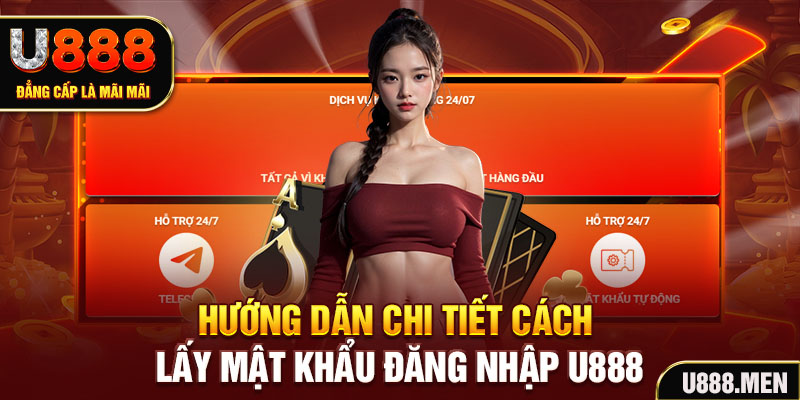 Đăng Nhập U888 - Thao Tác Đơn Giản, Nhận Ưu Đãi Khủng Hướng dẫn chi tiết cách lấy mật khẩu Đăng nhập U888.