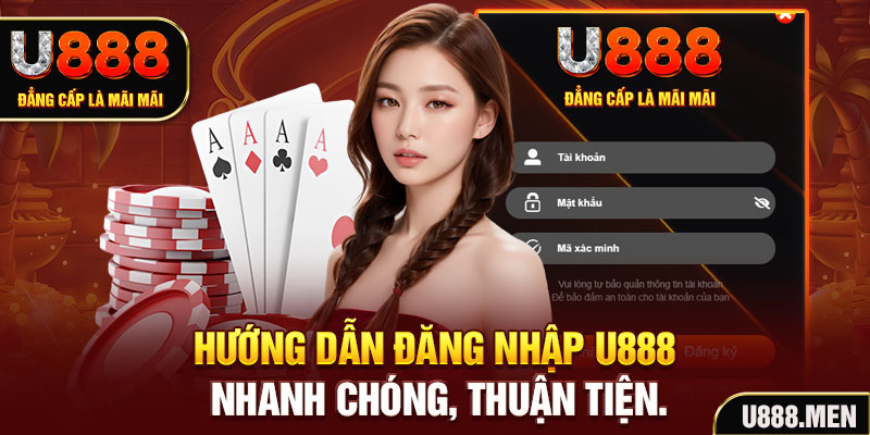 Đăng Nhập U888 - Thao Tác Đơn Giản, Nhận Ưu Đãi Khủng Hướng dẫn đăng nhập U888 nhanh chóng, thuận tiện.