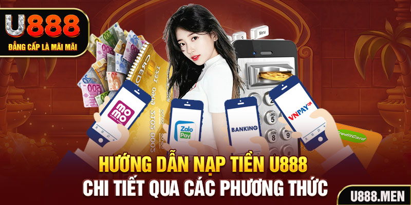 Hướng Dẫn Nạp Tiền U888 Nhanh Chóng, Nạp Nhanh Thưởng Lớn Hướng dẫn nạp tiền U888 chi tiết qua các phương thức